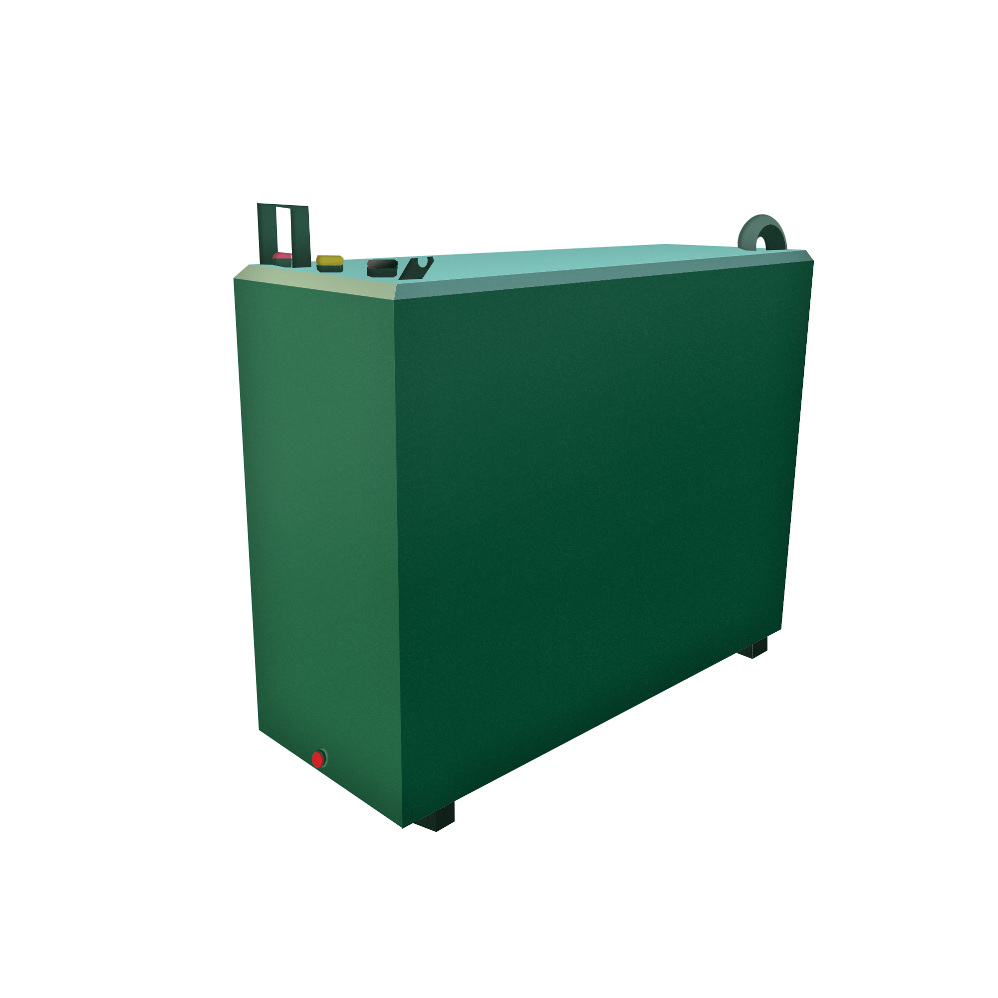 2000 Litre Steel Single Skin Oil Tank – Slimline