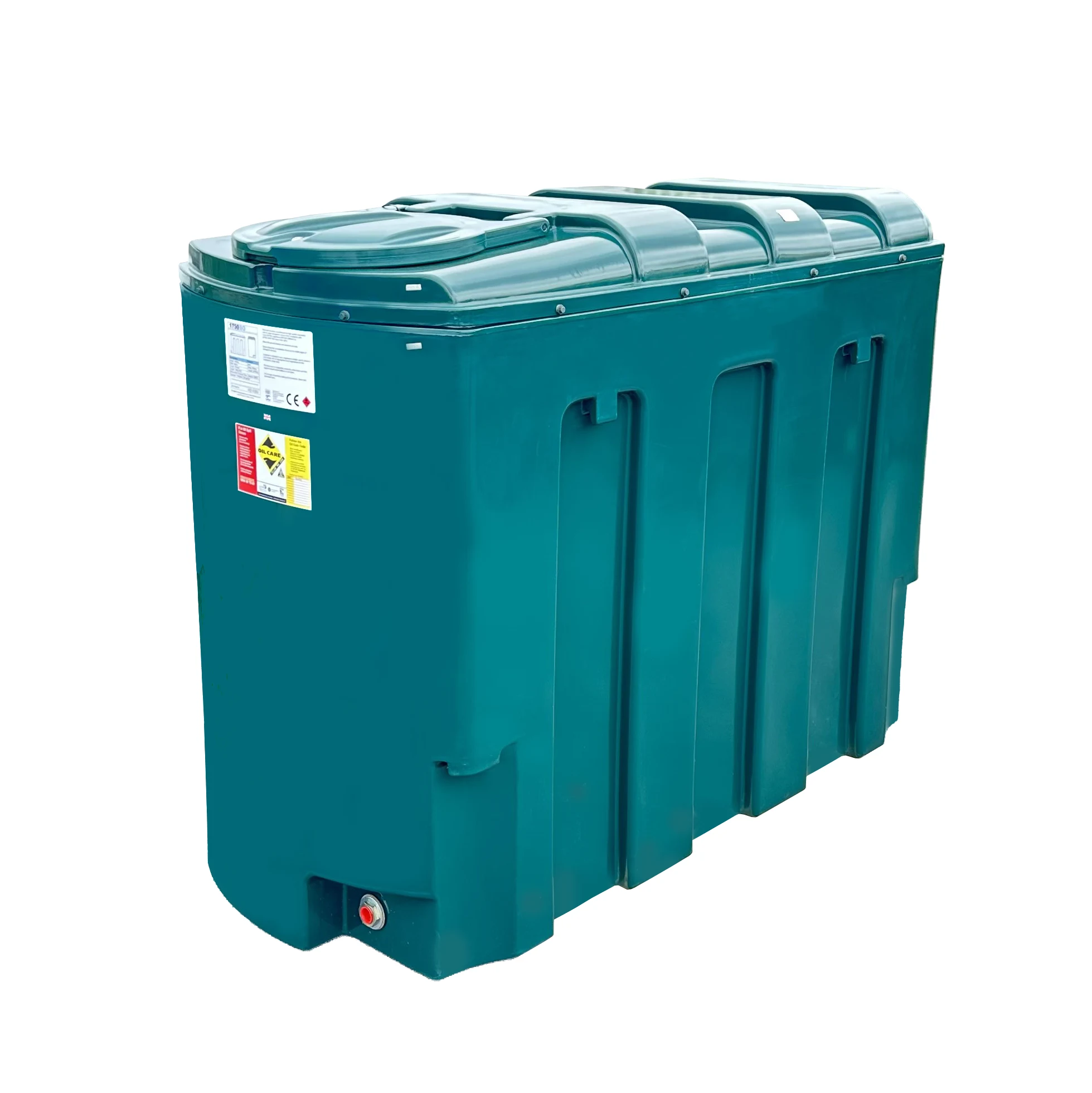 1750 Litre Plastic Bunded Oil Tank - Centurion