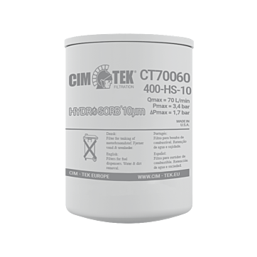Cim-Tek CT70060 Water & Particle Compact Filter Element