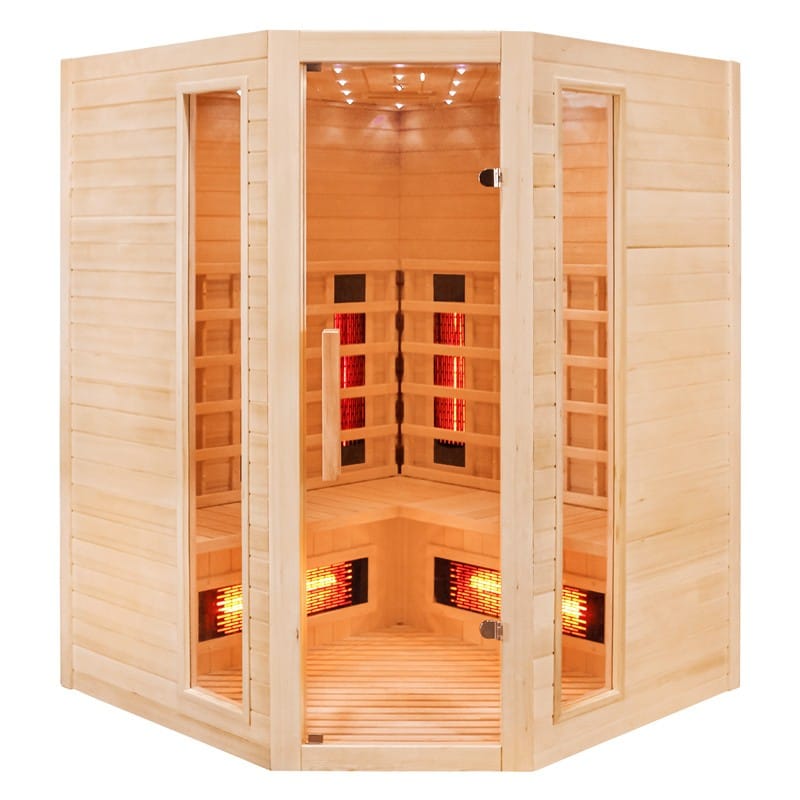CenturaHeat 4-5 Person Diamond Corner Sauna - 3500W