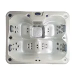 White 3-4 Seater Hot Tub