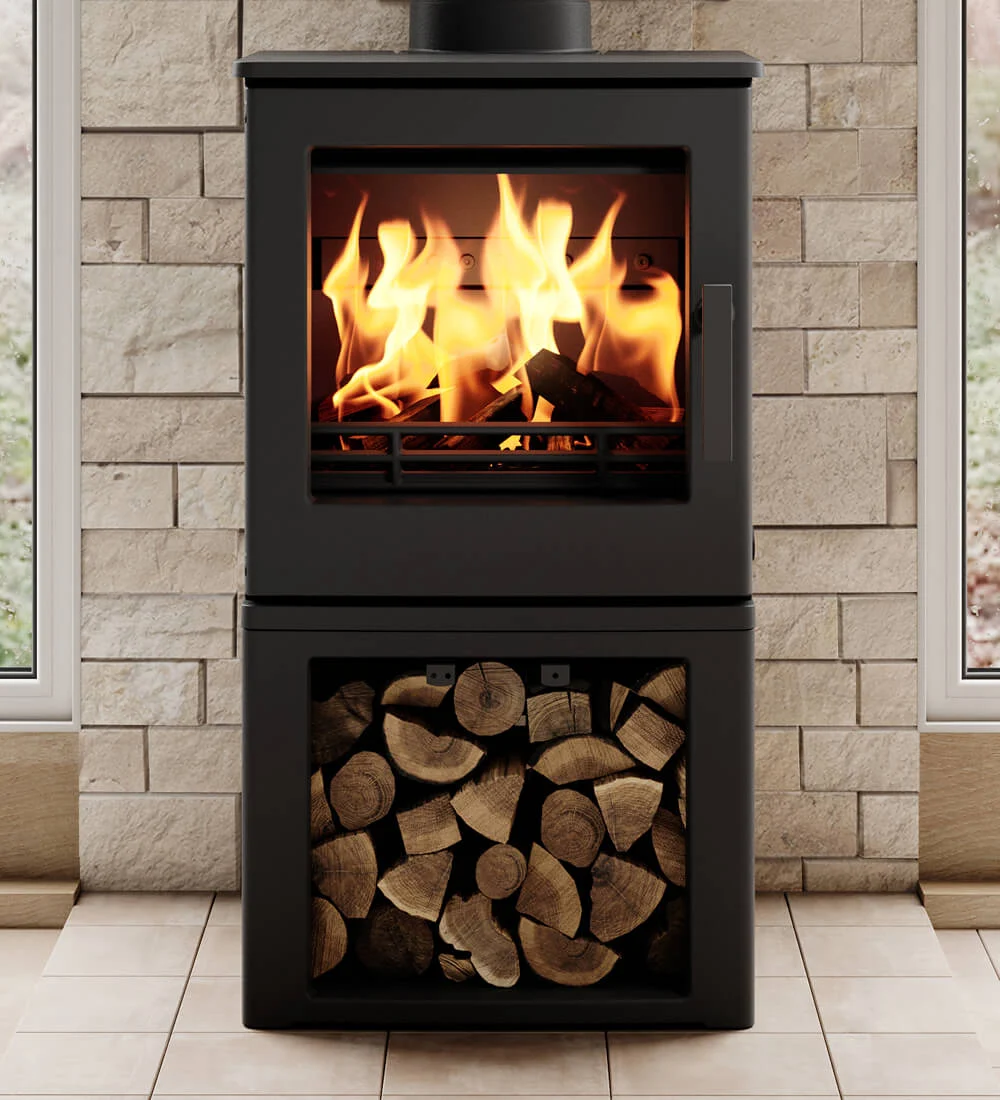 ACR Woodpecker WP4LS Wood Burning Ecodesign Logstore Stove