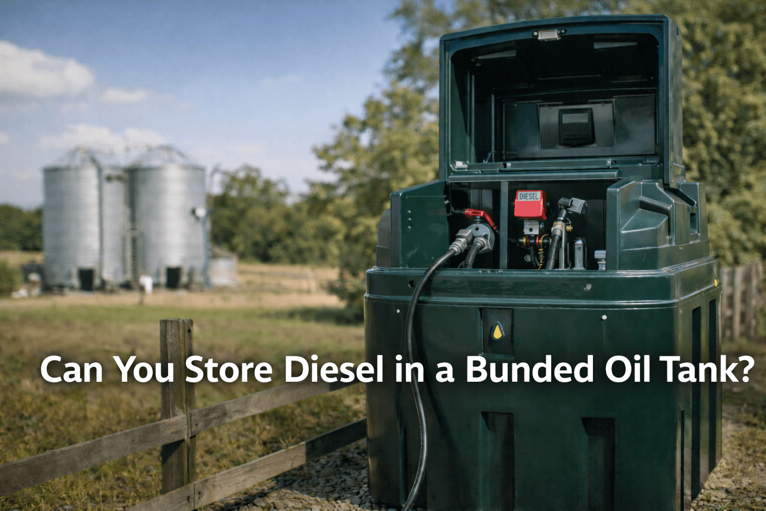 bunded oil tank